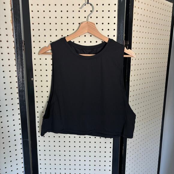 Lululemon Muscle Love Crop Tank *Tough Black-  8 - Picture 3 of 6